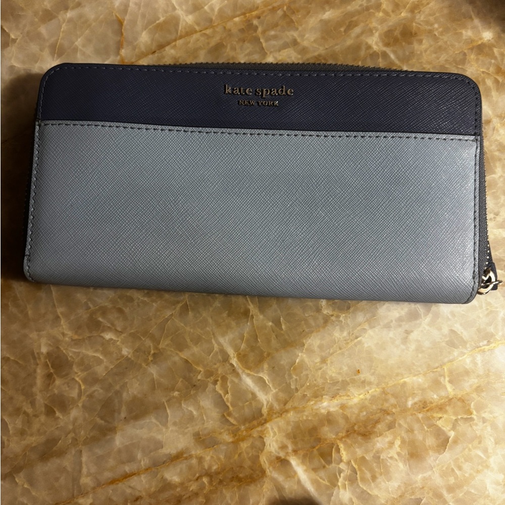 Kate Spade Wallet Sky and dark blue